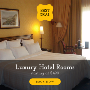 Hotel Room Banner