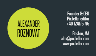 Business card template - Make the changes, save it and download