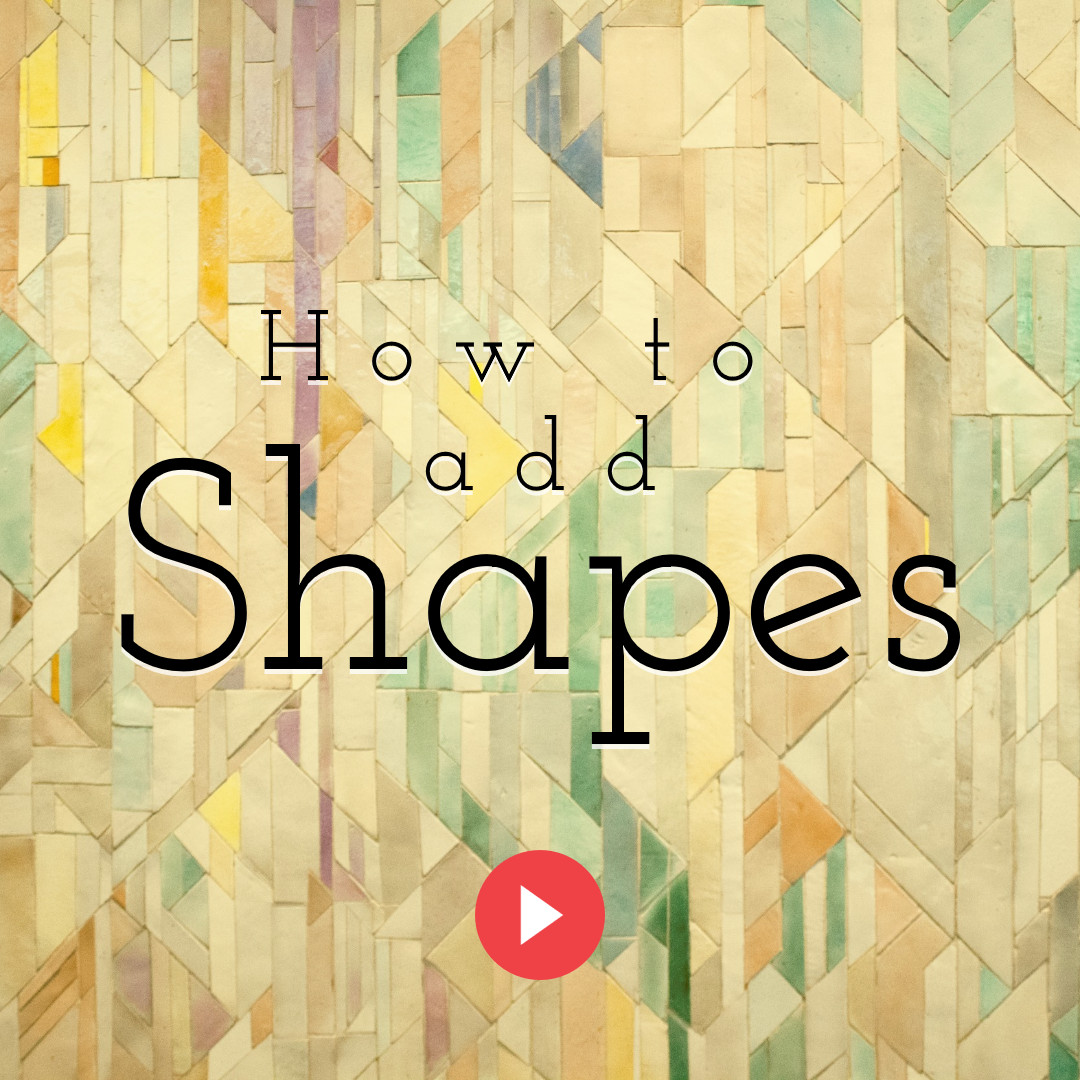 How to Add Shapes in PixTeller Editor