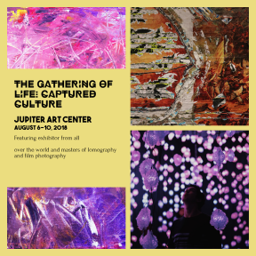 Invitation Collage Exhibit Event Program