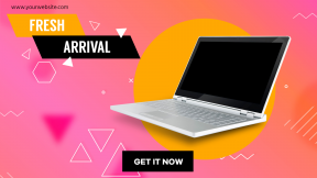 Laptop New Arrival Sales Banner