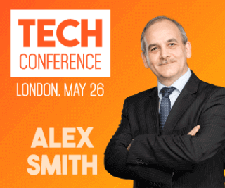 Tech Conference Large Rectangle Banner Example Easy to Customize