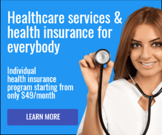 Health Program Large Rectangle Banner Example for Google Ads Display Campaign
