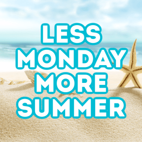 Less Monday More Summer #summer #ocean #beach #fun #vacation #vibes #waves #sea