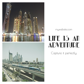Minimalist Nature Outdoor Photo Collage Easy to Use and Customize