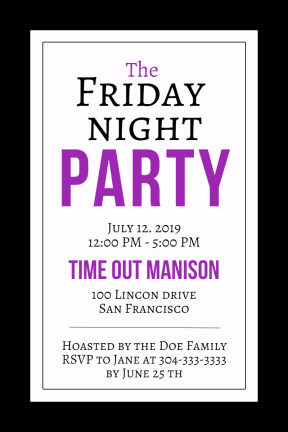 Party invitation #invitation #party