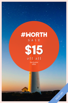 Portrait design template for sales - #banner #businnes #sales #CallToAction #salesbanner #tower #backgrounds #twilight #beauty #screen #australium #shapes #adding #iphone