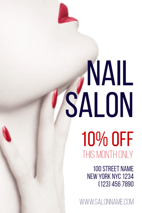 Nail Salon Poster Example
