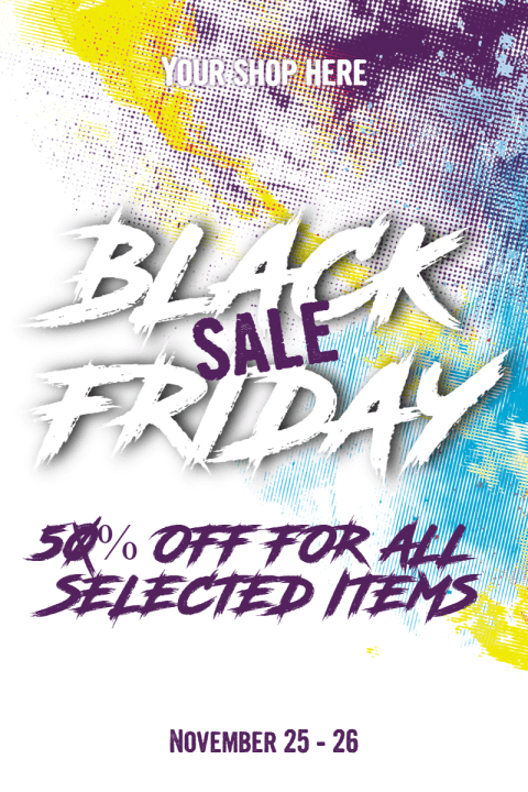 Black Friday Poster Example for Your Marketing Campaign