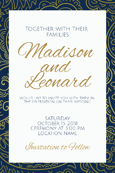 Poster Invitation Layout to Edit and Customize for Any Celebration Event
