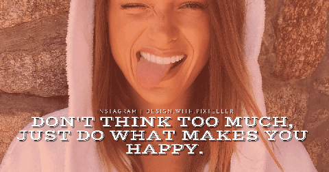 Fashion Card Quote Example with a Beautiful Girl as Background