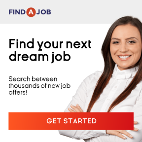 Recruitment agency banner to find talents