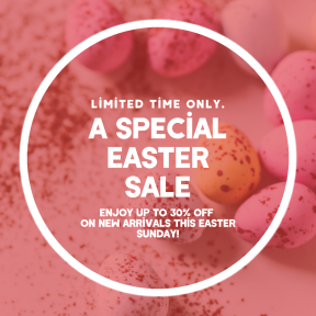 Sale Happy Easter Design Template - #invitation #sales #easter #anniversary