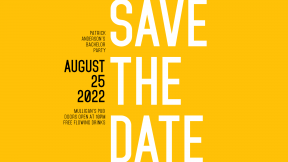 Save the Date Invitation Design - Easy to Customize