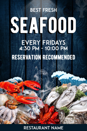 Seafood restaurant  #restaurant #seafood #fish #template #business