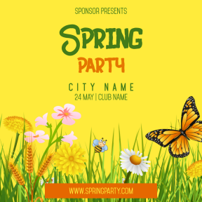 Spring Party #invitation #event