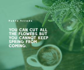 Spring Simple Quote Design - #quote #wording