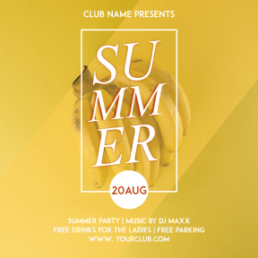 Summer party  #invitation #party #summer #tropical #vibes #poster