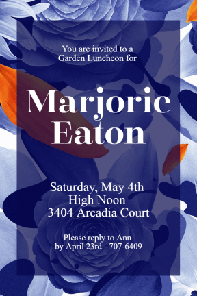 Tea party #invitation #party #ceremony #garden