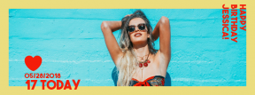 Teen Photo - Happy Birthday - Anniversary Post