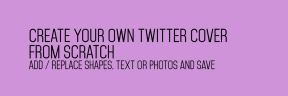 Twitter cover blank