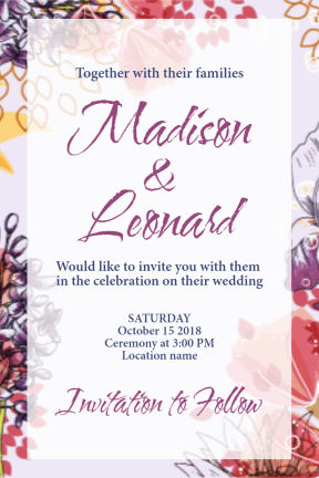 Wedding invitation #invitation #wedding #love #ceremony #marriage 