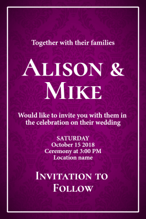Wedding invitation #invitation #wedding #love #ceremony #marriage 