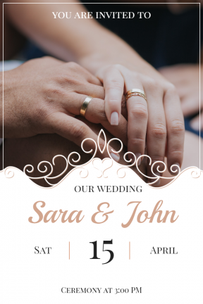 Wedding invitation #invitation #wedding #love #ceremony #marriage