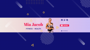 Youtube Lifestyle Fitness Health Sport Channel  Banner